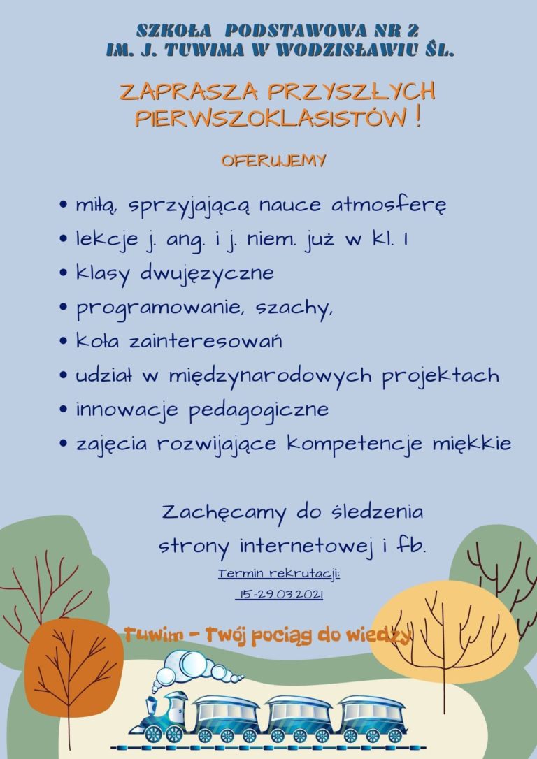 Oferta Szkoły - Szkoła Podstawowa nr 2 w Wodzisławiu Śląskim